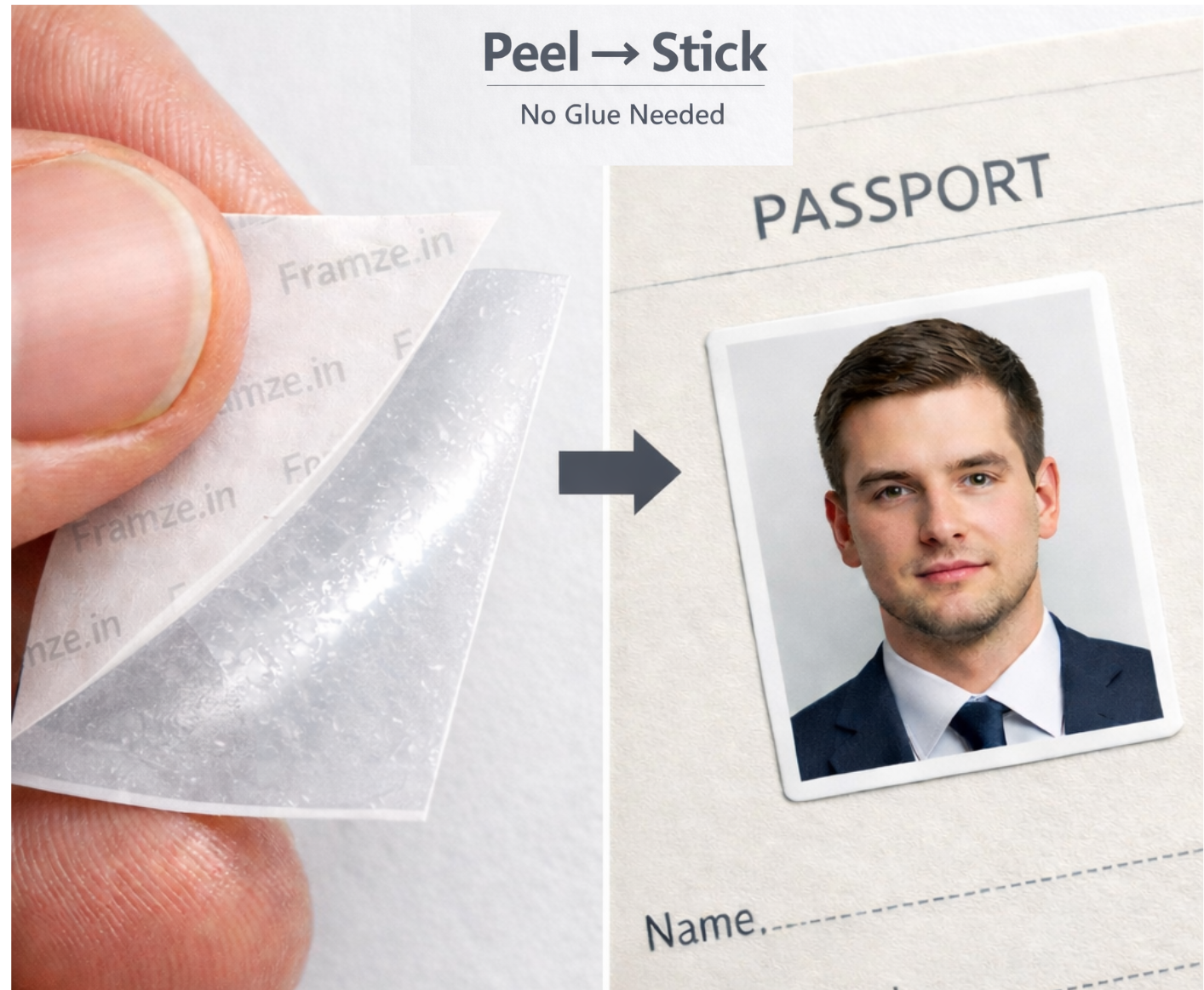 Framze Self-Adhesive Document Photo - Image 2